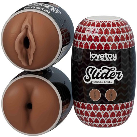 Slider Double-Ended Masturbator Ass and Vagina LoveToy - Boys of Toys Sp. z o.o. (dystrybutor)
