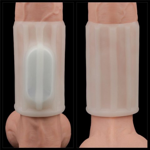 Vibrating Ridge Knights Ring (White) LoveToy - Boys of Toys Sp. z o.o. (dystrybutor)
