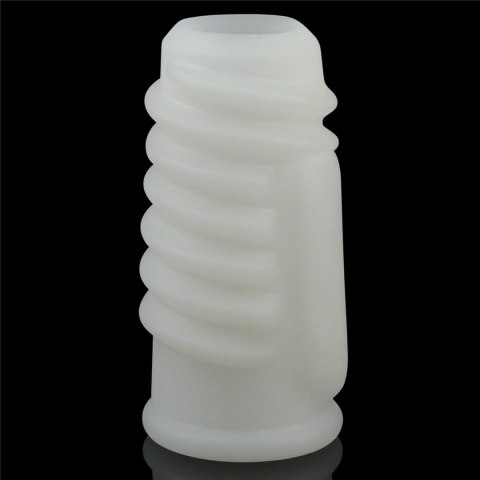 Vibrating Spiral Knights Ring (White) LoveToy - Boys of Toys Sp. z o.o. (dystrybutor)