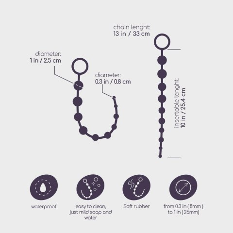 CRUSHIOUS ANAL THRILL ANAL DOUCHE 90ML WITH ANAL LUBRICANT 50ML AND 10 BEAD ANAL CHAIN Crushious - Lunyvan S.L.