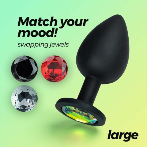 CRUSHIOUS CAMILEO LARGE ANAL PLUG WITH 4 INTERCHANGEABLE JEWELS Crushious - Lunyvan S.L.