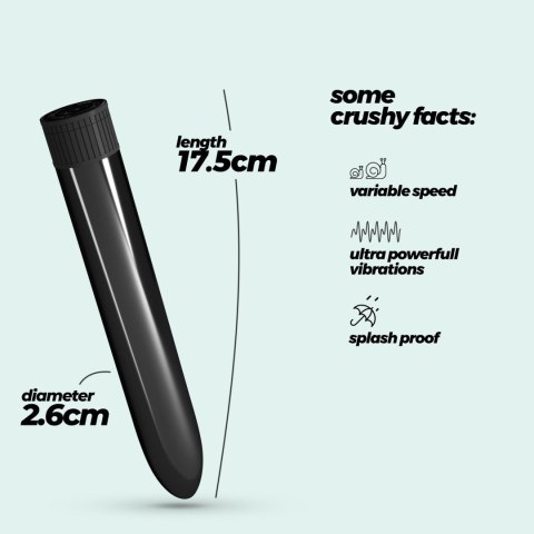 CRUSHIOUS CLASSIC VIBE VIBRATOR BLACK Crushious - Lunyvan S.L.