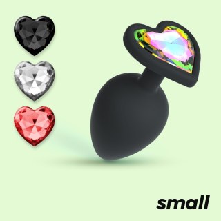 CRUSHIOUS CUORE SMALL ANAL PLUG WITH 4 INTERCHANGEABLE JEWELS Crushious - Lunyvan S.L.