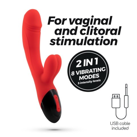 CRUSHIOUS DARE DONG RECHARGEABLE RABBIT VIBRATOR Crushious - Lunyvan S.L.