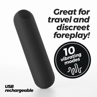 CRUSHIOUS IMOAN RECHARGEABLE VIBRATING BULLET BLACK Crushious - Lunyvan S.L.