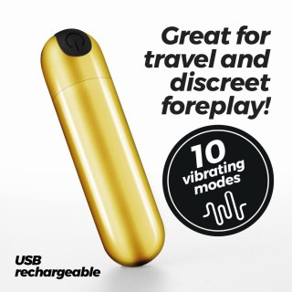 CRUSHIOUS IMOAN RECHARGEABLE VIBRATING BULLET GOLDEN Crushious - Lunyvan S.L.