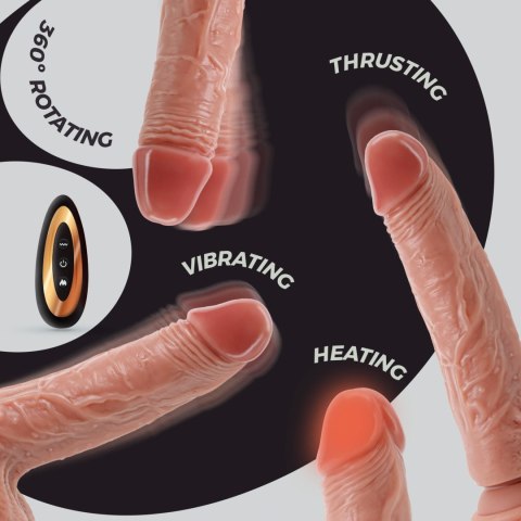 CRUSHIOUS INVIKTUS VIBE 8,5 LIQUID SILICONE VIBRATOR FLESH Crushious - Lunyvan S.L.