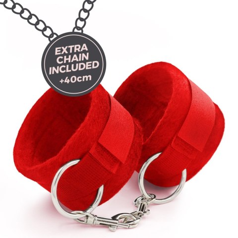 CRUSHIOUS ME LO COMO VELCRO HANDCUFFS SET + SATIN BLINDFOLD AND STRAWBERRY KISSABLE LUBRICANT CRUSHIOUS Crushious - Lunyvan S.L.