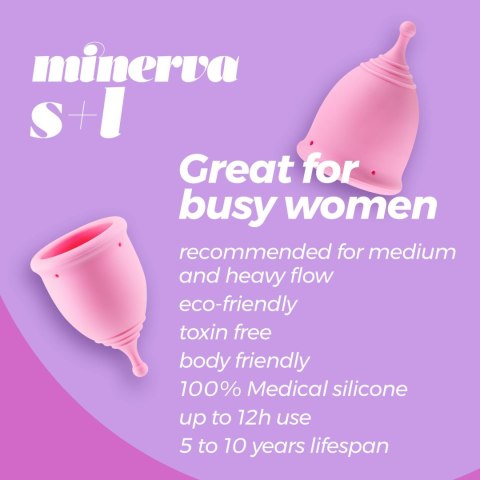 CRUSHIOUS MINERVA S + L MENSTRUAL CUPS WITH POUCH Crushious - Lunyvan S.L.