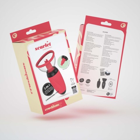CRUSHIOUS SCARLET VULVA PUMP RECHARGEABLE STIMULATOR Crushious - Lunyvan S.L.