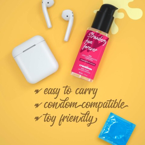 CRUSHIOUS STRAWBERRY FLAVOURED LUBRICANT 50 ML Crushious - Lunyvan S.L.