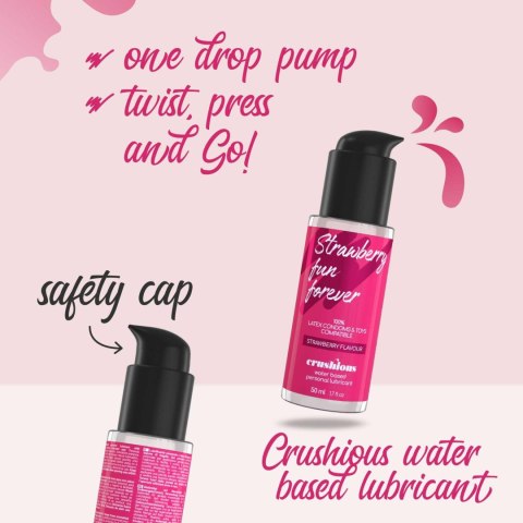 CRUSHIOUS STRAWBERRY FLAVOURED LUBRICANT 50 ML Crushious - Lunyvan S.L.