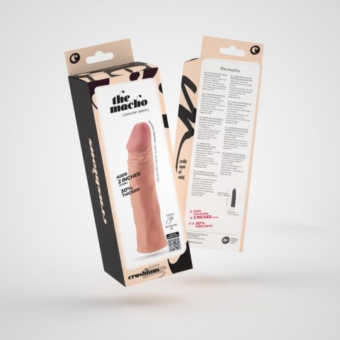 CRUSHIOUS THE MACHO REALISTIC PENIS SLEEVE WITH 2" EXTENSION Crushious - Lunyvan S.L.