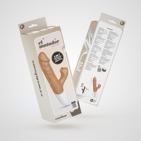 CRUSHIOUS THRUSTING REALISTIC VIBRATOR EL MATADOR Crushious - Lunyvan S.L.