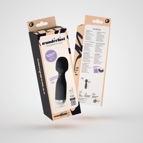 CRUSHIOUS WANDERLUST MINI WAND BLACK Crushious - Lunyvan S.L.