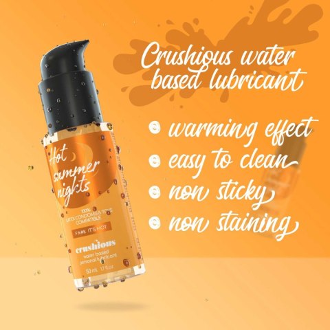 CRUSHIOUS WARMING EFFECT LUBRICANT 50 ML Crushious - Lunyvan S.L.