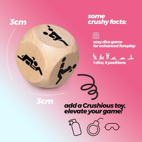 CRUSHIOUS WOODEN POSITION DICE Crushious - Lunyvan S.L.