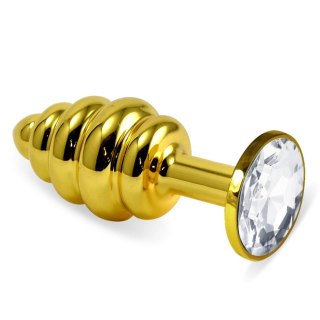Gold Spiral Plug Clear LoveToy - Boys of Toys Sp. z o.o. (dystrybutor)