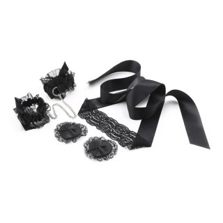LACE ME UP BLACK LACE SET CRUSHIOUS Crushious - Lunyvan S.L.