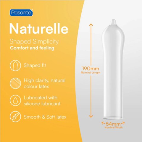 Pasante Naturelle Condoms 3 pcs PASANTE - Boys of Toys Sp. z o.o. (dystrybutor)