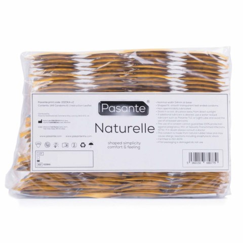 Pasante Naturelle Condoms Bulk Packs 144 pcs PASANTE - Boys of Toys Sp. z o.o. (dystrybutor)