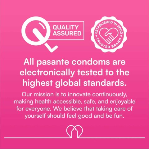 Pasante Regular Condoms 3 pcs PASANTE - Boys of Toys Sp. z o.o. (dystrybutor)