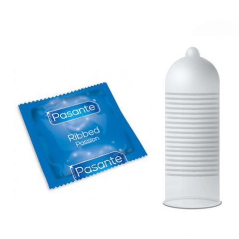 Pasante Ribbed/Passion Condoms Bulk Packs 144 pcs PASANTE - Boys of Toys Sp. z o.o. (dystrybutor)