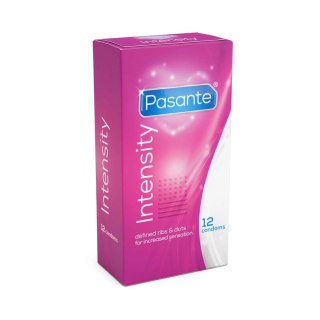 Pasante Ribs & Dots/Intensity Condoms 12 pcs PASANTE - Boys of Toys Sp. z o.o. (dystrybutor)