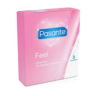 Pasante Sensitive/Feel Condoms 3 pcs PASANTE - Boys of Toys Sp. z o.o. (dystrybutor)