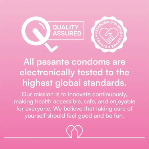Pasante Sensitive/Feel Condoms 3 pcs PASANTE - Boys of Toys Sp. z o.o. (dystrybutor)