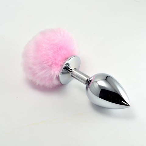 Pompon Metal Plug Large Pink LoveToy - Boys of Toys Sp. z o.o. (dystrybutor)