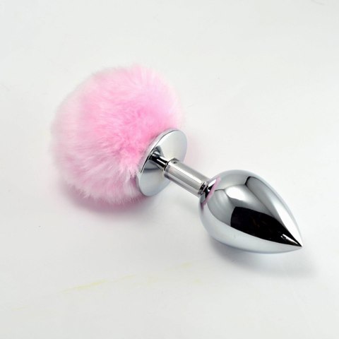 Pompon Metal Plug Large Pink LoveToy - Boys of Toys Sp. z o.o. (dystrybutor)