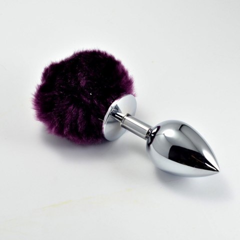 Pompon Metal Plug Small Purple LoveToy - Boys of Toys Sp. z o.o. (dystrybutor)