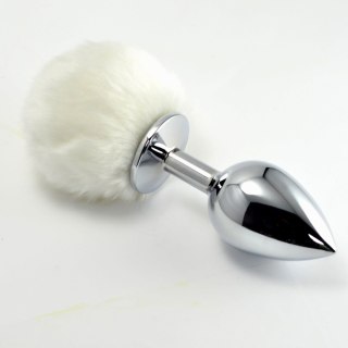Pompon Metal Plug Small White LoveToy - Boys of Toys Sp. z o.o. (dystrybutor)