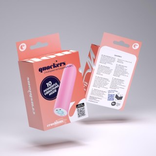 QUACKERS USB RECHARGEABLE VIBRATING BULLET PINK CRUSHIOUS Crushious - Lunyvan S.L.
