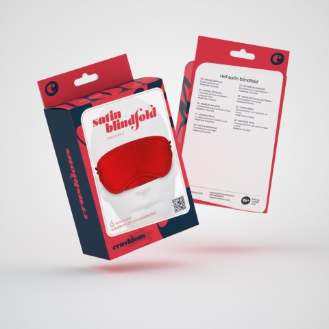 SATIN BLINDFOLD CRUSHIOUS RED Crushious - Lunyvan S.L.