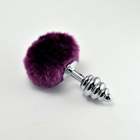 Spiral Pompon Metal Plug Purple LoveToy - Boys of Toys Sp. z o.o. (dystrybutor)