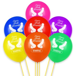 Super Dick Forever Bachelorette Balloons(Pack of 7) LoveToy - Boys of Toys Sp. z o.o. (dystrybutor)