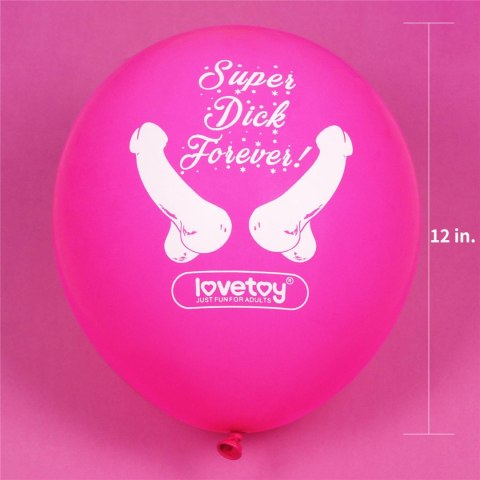 Super Dick Forever Bachelorette Balloons(Pack of 7) LoveToy - Boys of Toys Sp. z o.o. (dystrybutor)