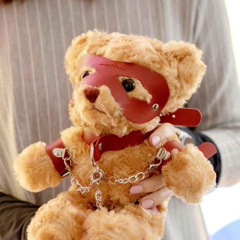 CRUSHIOUS CRUSHITO BONDAGE TEDDY BEAR RED 31CM Crushious - Lunyvan S.L.