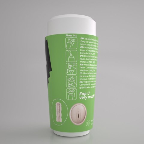 CRUSHIOUS FAPPUCINO CREAMY PUSS PORTABLE VAGINAL MASTURBATOR Crushious - Lunyvan S.L.