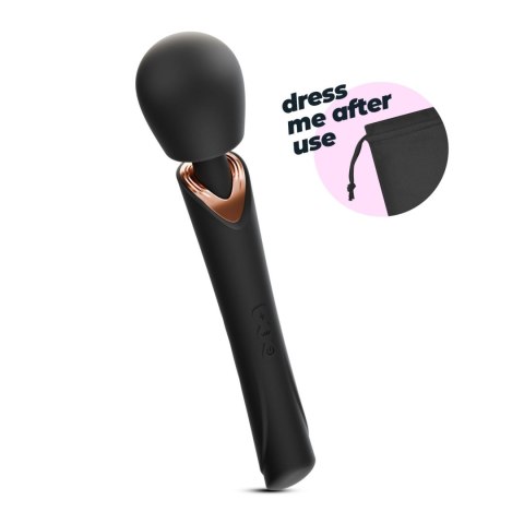 CRUSHIOUS HOLLY RECHARGEABLE WAND MASSAGER BLACK Crushious - Lunyvan S.L.