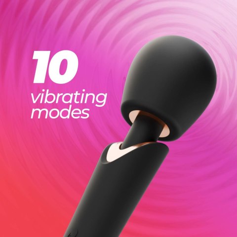 CRUSHIOUS HOLLY RECHARGEABLE WAND MASSAGER BLACK Crushious - Lunyvan S.L.