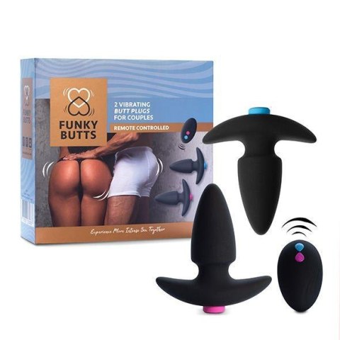 FeelzToys - FunkyButts Remote Controlled Butt Plug Set for Couples Eropartner - INTERSLASH B.V.