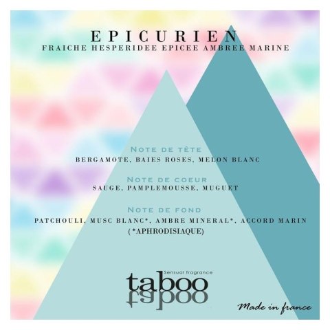 Feromony-TABOO EPICURIEN FOR HIM NEW 50 ml Ruf - S.A.R.L. Estrel production