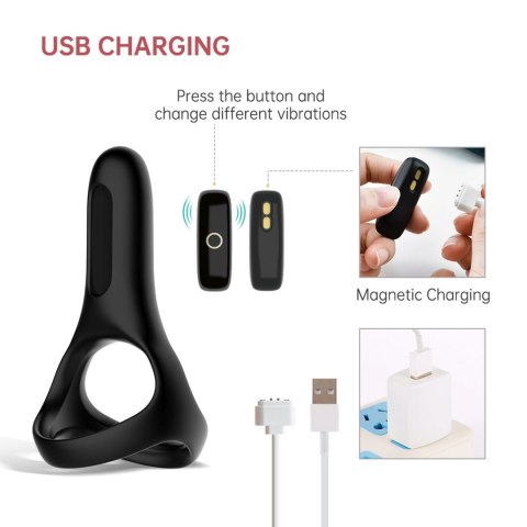 Magic Motion - Rise Smart Wearable Cockring Black Eropartner - INTERSLASH B.V.