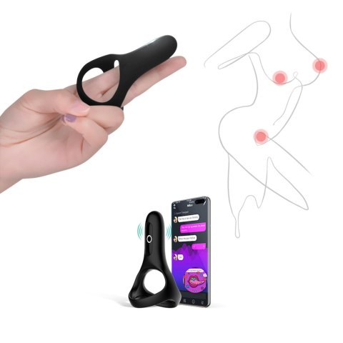 Magic Motion - Rise Smart Wearable Cockring Black Eropartner - INTERSLASH B.V.