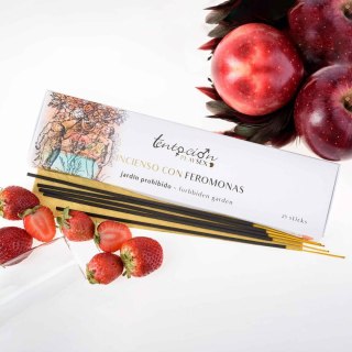 PACK OF 25 PHEROMONE INCENSE STICKS WITH FORBIDDEN GARDEN SCENT TENTACIÓN PLAY SEX Crushious - Lunyvan S.L.