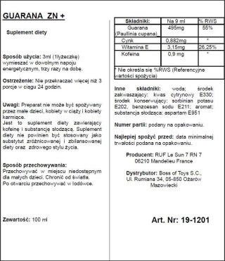 Supl.diety-APHRODICT GUARANA ZN + 100 ml Ruf - S.A.R.L. Estrel production