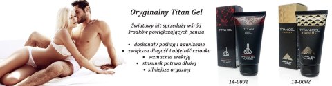 Żel/sprej-Titan GEL GOLD 50ml.( ORGINAL ) Hendel - Boys of Toys Sp. z o.o. (dystrybutor)